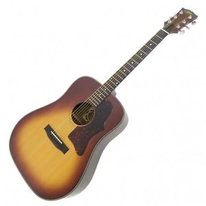 Aria J-25 Rose Fingerboard Used Acoustic Guitar W/ Hard Case Best Deal Japan F/S