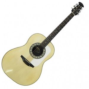 Ovation 1111 - 6 USA Made Used Acoustic Guitar W/ Hard Case Best Deal Japan F/S