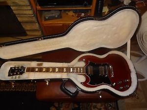 Left Handed Gibson SG Standard Heritage Cherry Guitar
