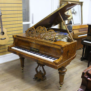 Bluthner Burr Walnut Fully Restored Baby Grand Piano By Sherwood Phoenix