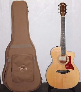 Taylor 214ce Grand Auditorium Acoustic-Electric Guitar W/ soft case