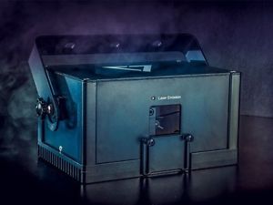 LaserDock Home Laser Show System 1W RGB Laser Projector with  flight case