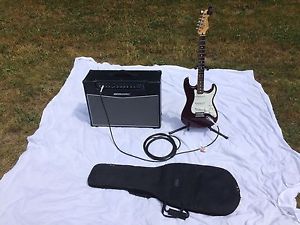 Fender Stratocaster Electric Guitar With Brand New Amp
