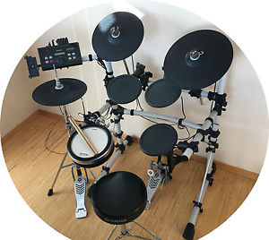 Yamaha DTX550K E Drum Set DTXtreme Schlagzeug inkl. Fußmaschine