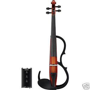 YAMAHA Japan Silent Electric Violin SV250 BR 4-String Brown Free Shipping by EMS