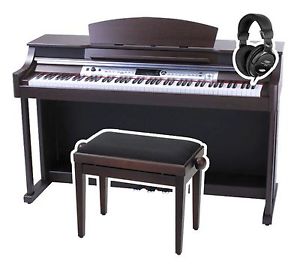 Classic Cantábile DP-60 Piano digital palo rosa (con banqueta y auriculares)