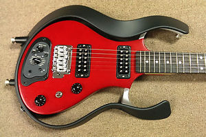 Vox Starstream VSS-1 Electric Guitar, Onboard Effects, Red Body, Black Frame Wow