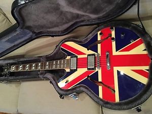 Epiphone "Noel Gallagher" Union Jack Supernova, 2001 MIK, hardshell case - Oasis