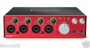 Focusrite Clarett 4 Pre, Thunderbolt Audiointerface NEW incl. PlugIn Software