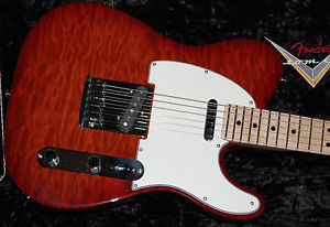 2016 Fender Deluxe Custom Shop Telecaster Violin Burst AAA Maple Quilt/Birsdeye