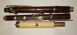 Beautiful Unmarked Meyer and nach Meyer ? German flute 8 Keys