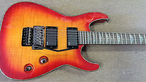 Charvel Desolation DX-1 FR Soloist Electric Guitar Floyd Rose, Active, Sunburst