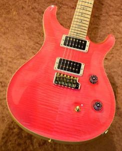 New Paul Reed Smith Custom 24 Swamp Ash 2016 Bonnie Pink/Natural Back Guitar