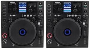 2 GEMINI CDJ 700 PRO MEDIA PLAYER - TWIN DJ SET - CD / USB /