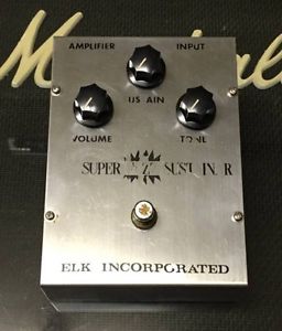 Rare! ELK Incorporated Super Fuzz Sustainer Guitar Effect Japan Vintage Pedal