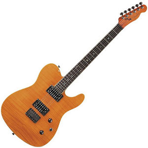 Fender Custom Telecaster FMT HH Tele Guitar Amber DEMO