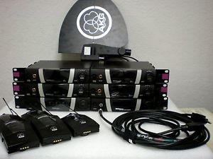 AKG IVM4-4 Channels IEM System, Rack hardware, Paddle Ant, 5 Pks(used) LAST ONE!