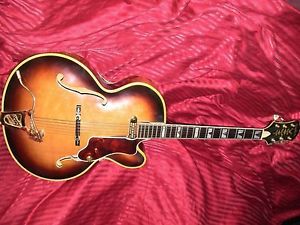 EPIPHONE EMPEROR CUTAWAY, GOLD DeARMOND WIRED, 1955, ORIG.BROWN/MAGENTA CASE