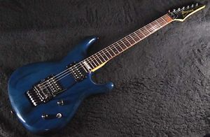 Ibanez JS1000 Burnt Transparent Blue Used  w/Gigbag