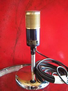 Vintage RARE 1950's American DR-332 ribbon microphone Multi Z old w accessories