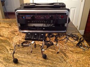 6 wireless in one rack! AKG D70 Quatro & Duo Plus Extras!