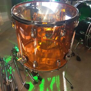 Ludwig Amber Vistalite 18" Floor Tom Mint TODAY!
