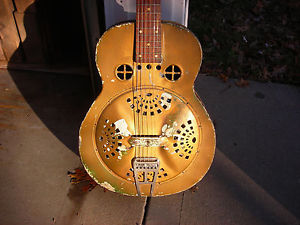 Dobro Vintage Project 1930s Serial A5338 Metal Body Round Neck Model Unknown