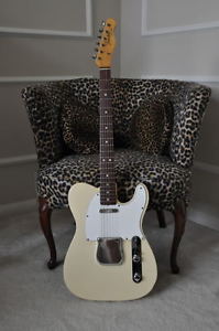 Vintage 1966 Fender Telecaster Olympic White with OHSC