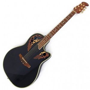 Ovation CC257 Celebrity Deluxe Black Used Electric Acoustic Guitar Deal Japan