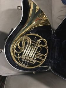 Vintage Conn Elkhart 6D Double French Horn with Case - just cleaned/adjusted