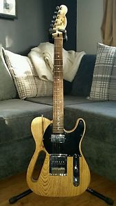Custom built telecaster oak jem monkey grip rootbeer vai HH tele