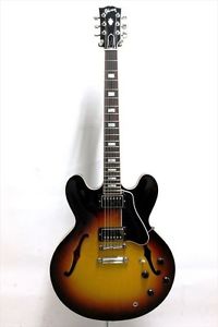 Free Shipping Used Gibson Memphis ES-335 Figured 2015 Sunset Burst Guitar