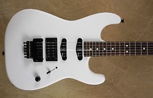 Charvel USA Select San Dimas HSS Snow Blind Satin Guitar w/Charvel Case