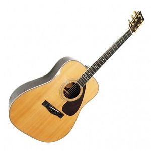 Yamaha L-8 Ebony Finger Plate Second hand Acoustic Guitar W/ Hard Case Japan F/S