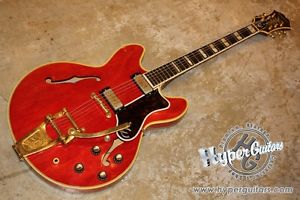 Epiphone '67 Sheraton VG condition  w/Hard Case Electric Guitar  EMS Shipping