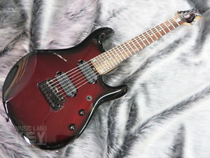 Sterling by MUSIC MANJP70 Pearl Red Burst  FREESHIPPING from JAPAN