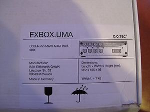 Direct Out EXBOX.UMA - Ex-demo in great condition with orig. box and accessories