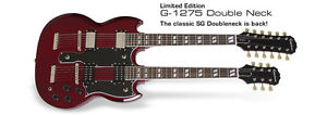 Epiphone G-1275 Double Neck Electric Guitar E-Gitarre *GEBRAUCHT*