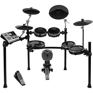 Alesis DM10 Studio Kit | Ten-Piece Professional Electronic Drum Set with Black A
