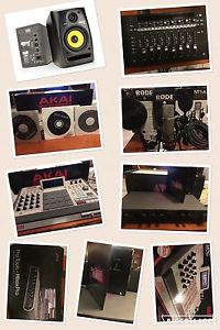 music studio equipment