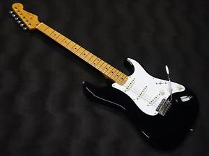 Fender Japan ST57-66 DMC Black Good condition  w/Soft Case Electric Guitar  EMS