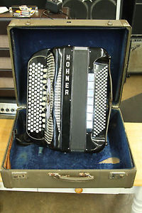 RARE 1974 Hohner Golina 564 Button Accordion W/ OHSC!