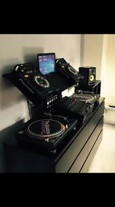 technics 1210, x2 CDJ900, x2, DJM600, Inc Deck Stand