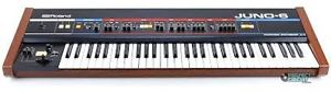 Roland JUNO 6 Synthesizer keyboard Roland JUNO-6 synthesizer keyboard