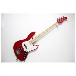 Grassroots G-T-68BZ Quilted Maple Top Red Used Electric Bass Guitar Deal Japan