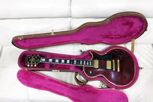 _____Gibson Les Paul Custom_Red Wine_1990 with OHSC_____