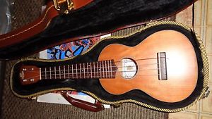 Loprinzi Bc-s Solid Cherry Soprano longneck concert scale Ukulele Made in USA