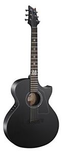 Cort evl-a4 satinato acustica guitar-black