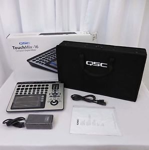 QSC TouchMix 16 Compact Digital Mixer Touch Mix 16-Channel Mixing Console MINT
