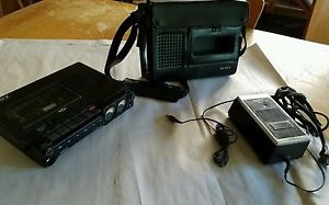 Vintage Sony TC-D5M Analog Audio Cassette  Professional Recorder Carry Case